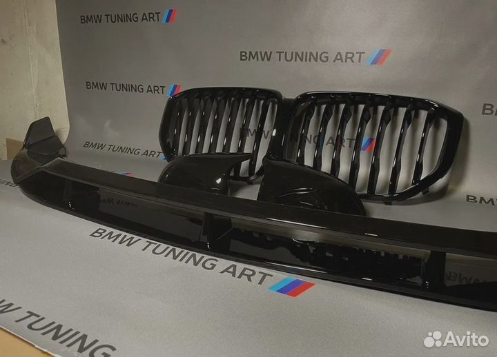 Bmw x5 g05 решетка радиатора губа накладки зеркал