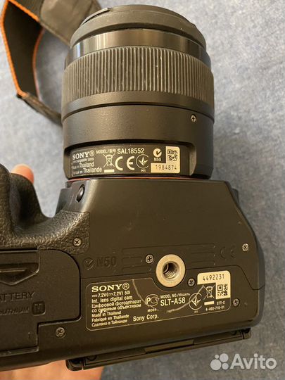 Фотоаппарат sony alpha 58 SLT-A58K