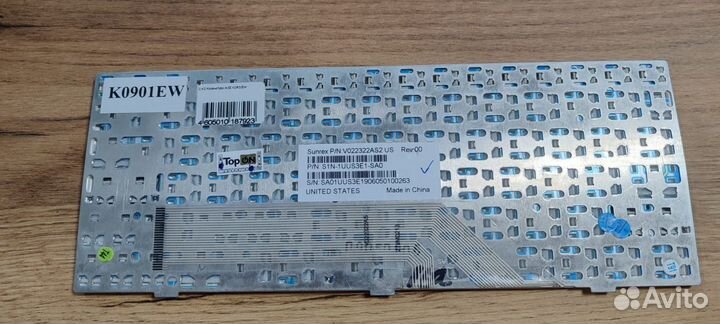 Клавиатура для ноутбука MSI Wind U90, U100, U110