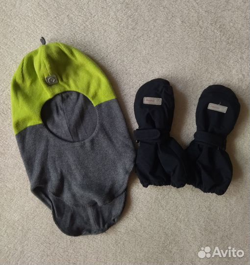 Детская шапка на флисе lassie, crocid 50-52рр