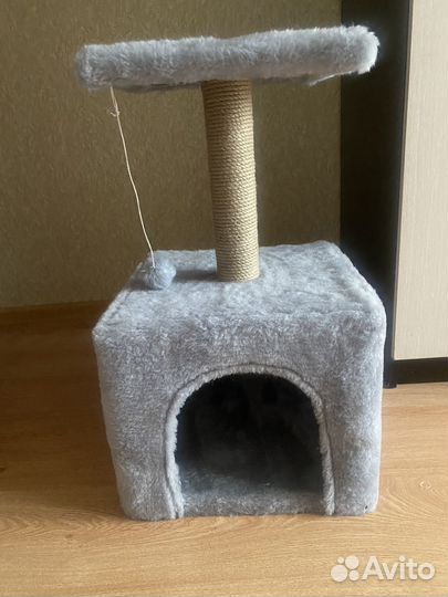 Домик для кошки с когтеточкой