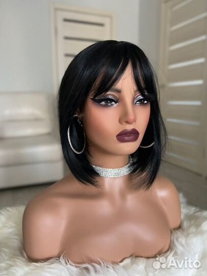 Парик новый каре с чёлкой