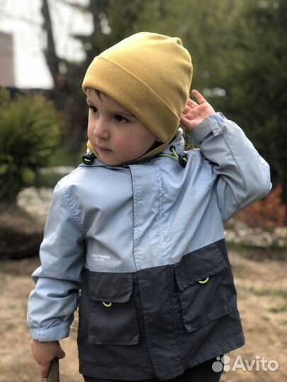 Набор для мальчика шапка и снуд (48-52)