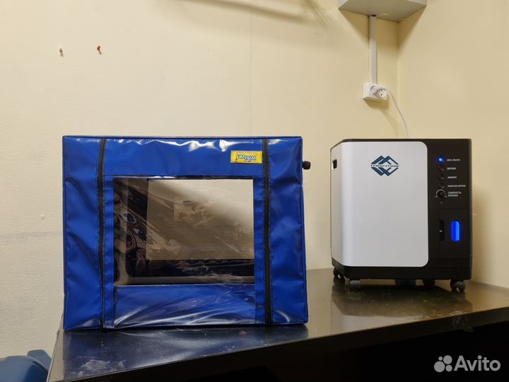 Кислородный концентратор + бокс для животных