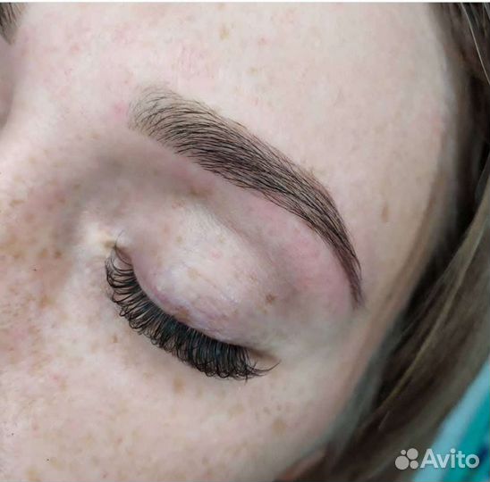 Наращивание ресниц и брови