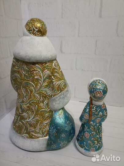 Дед Мороз и Снегурочка СССР. Авторская роспись