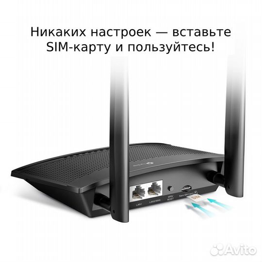 Роутер Wi-Fi TL-MR100 4G LTE