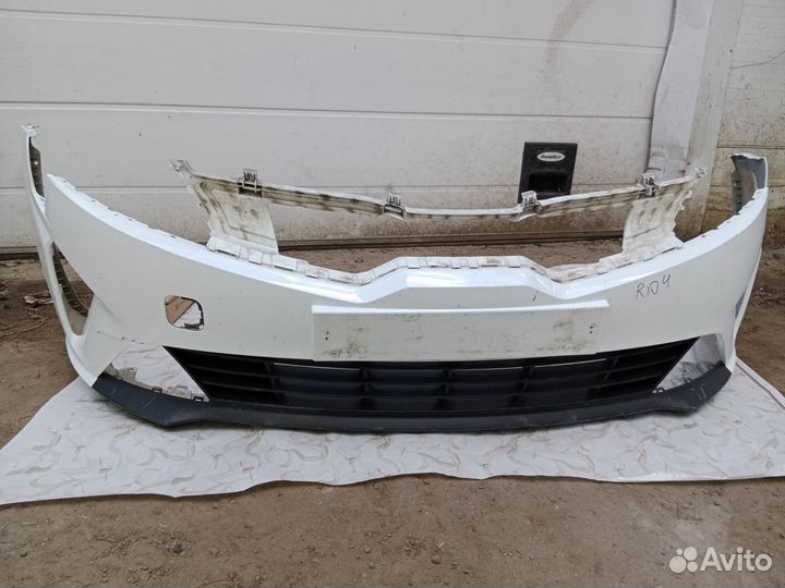 Передний бампер киа рио 4 рестайлинг с 2020 года