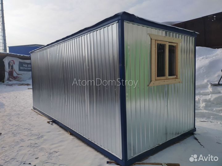 Бытовка деревянная утепленная с электрикой