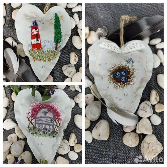 Саше с лавандой, игольница. Подарок из Крыма