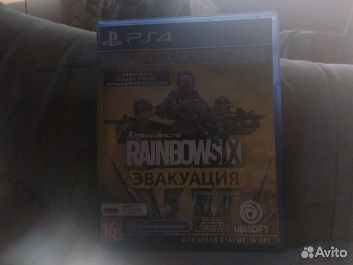 Диск на ps4 rainbow six extraction