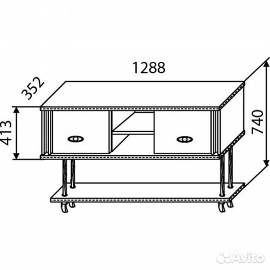 Полка навесная в детскую Наутилус Nautilus