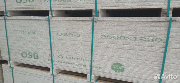 Плиты осп (осб) 12 мм