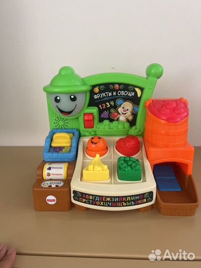 Игрушка fisher price счет, алфавит русс-англ