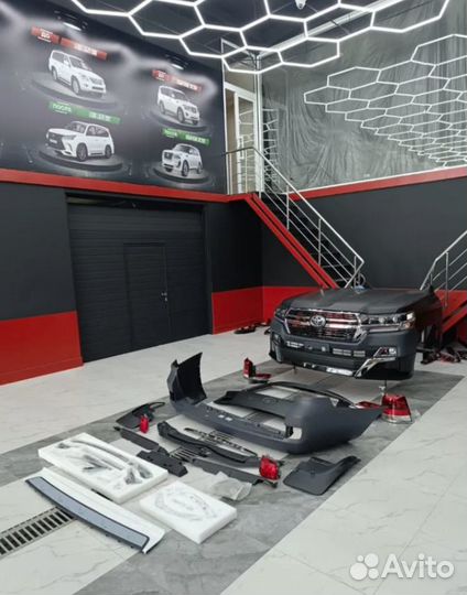 Обвес Toyota Land Cruiser 200 2016 рестайлинг