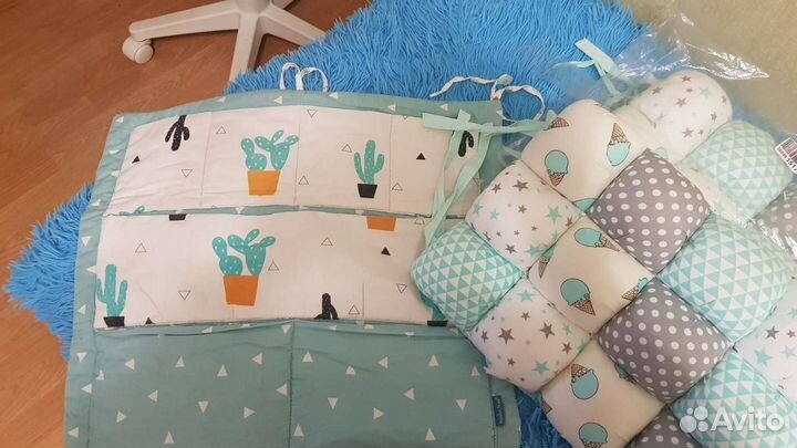 Мягкие бортики в кроватку