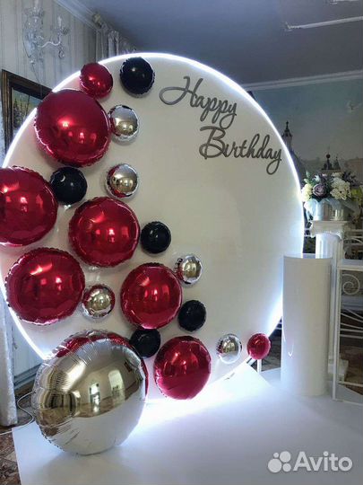 Арка круглая каркас для фотозоны на нг, свадьбу