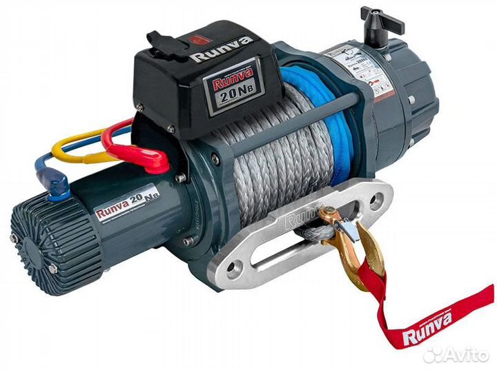 Лебедка Runva EWB 20000 SSR 24V синтетический трос