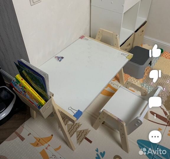 Детский стол и стул