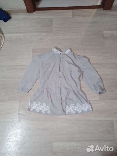 Рубашка серая