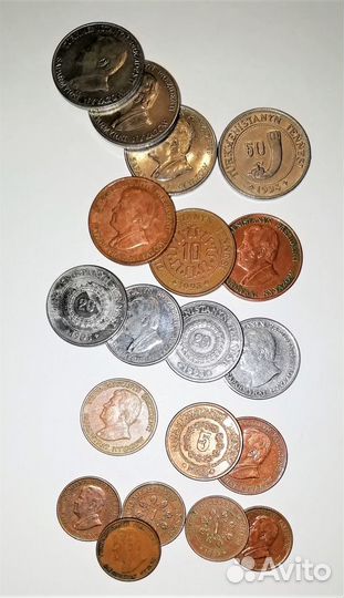 Монеты разные