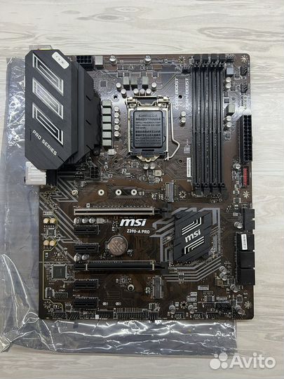 Материнская плата msi z390 a-pro