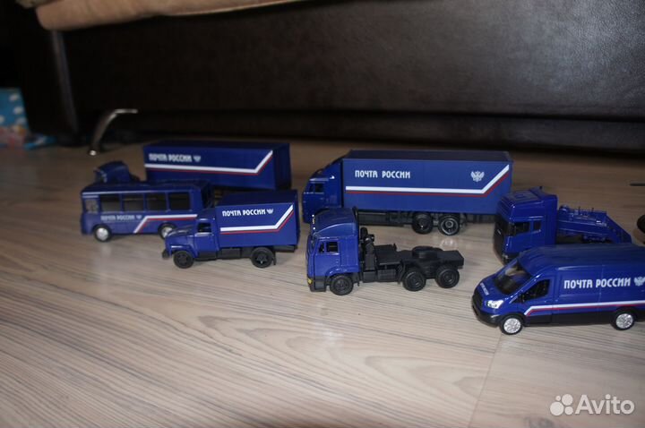 Модели машинок почта россии 1 43