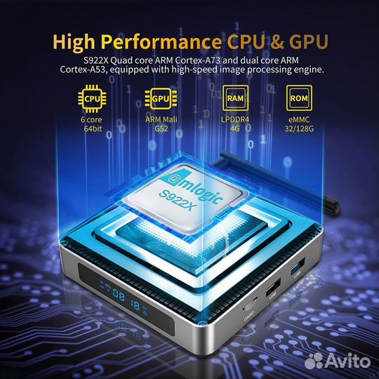 Тв бокс Х96 Х9 (Аmlоgic S922X, анaлог Ugооs AM6В)