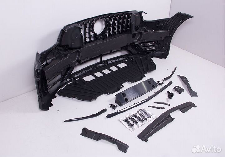 Бампер передний 63 AMG Mercedes GLC рестайлинг