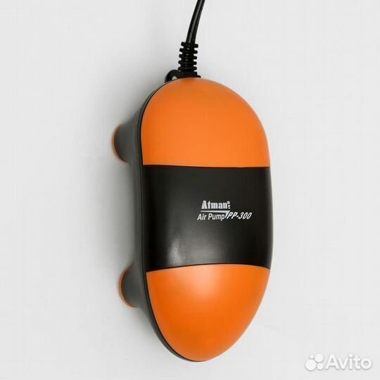 Компрессор Atman PP-300 - Супертихий для аквариумов до 300 литров, 2х150 л/ч