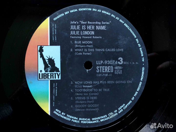 Julie London – Julie Is Her Name 1, 2 Japan 1971 1