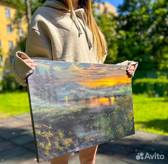 Портрет на холсте по фото / Фото на холсте