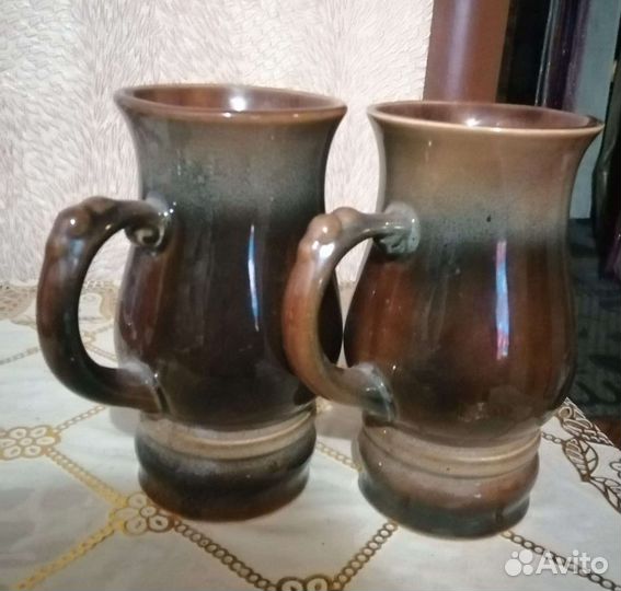 Пивные керамические кружки