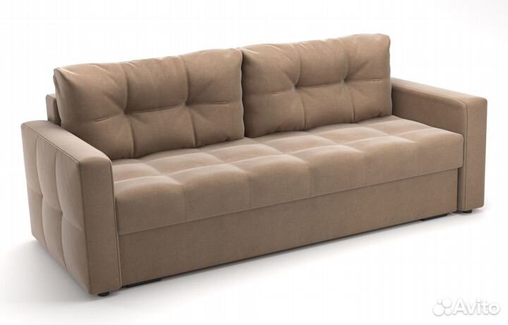 Диван прямой Еврокнижка со спальным местом