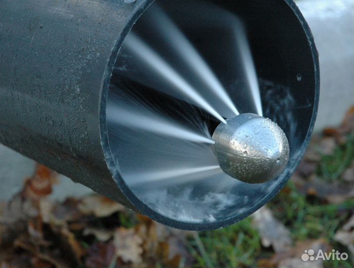 Устранение засоров труб от 50 до 200 мм