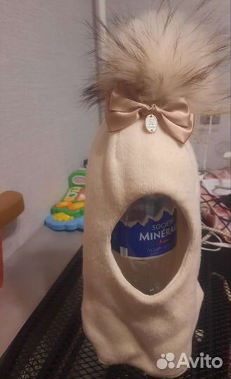 Шапка шлем для девочки зима