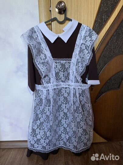 Платье школьное с фартуком