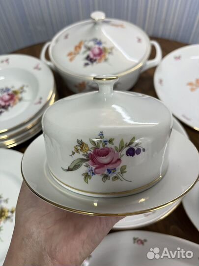Столовый сервиз Мейсенский букет Богемия