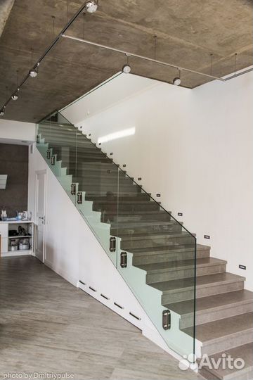 Стеклянные перила