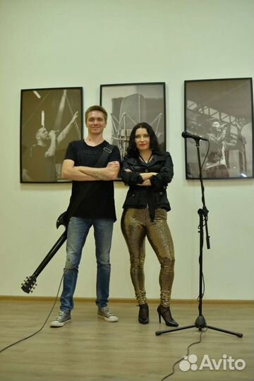 Живая музыка-дуэт Кислород (вокал + гитара) группа