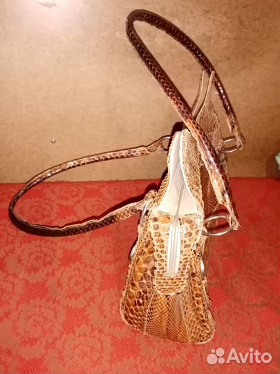 Сумка натуральная кожа змеи