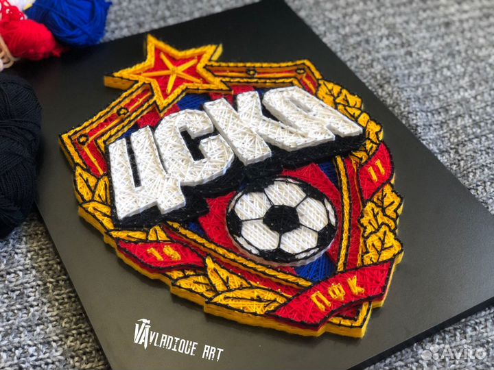 Картина ручной работы пфк «цска»