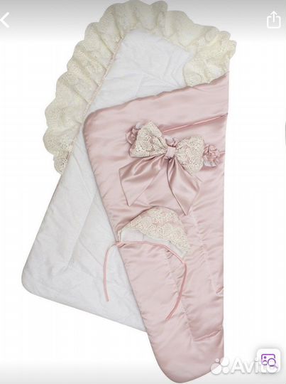 Конверт на выписку для девочки весна осень