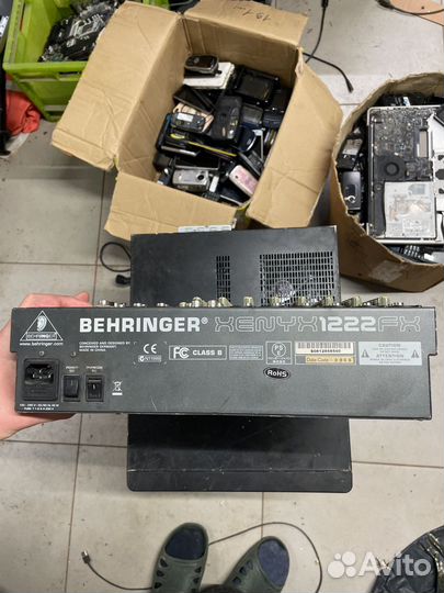 Микшерный пульт behringer xenyx1222fx