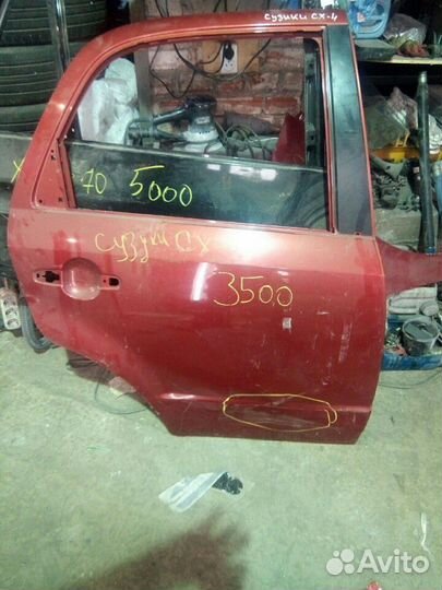 Suzuki sx4 дверь задняя правая