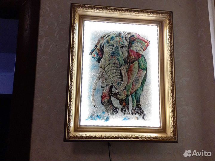 Картина акрилом на холсте