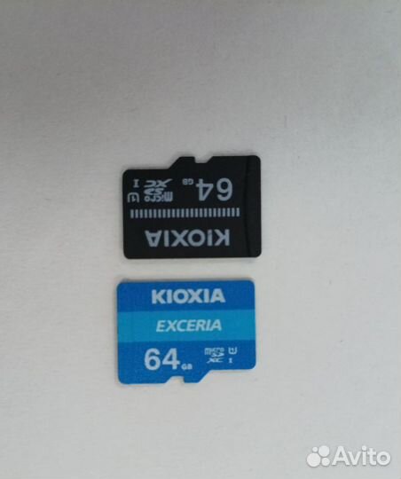 Карта памяти MicroSD XC kioxia 64 гб