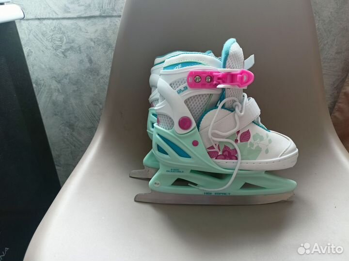 Коньки детские раздвижные, 26-31