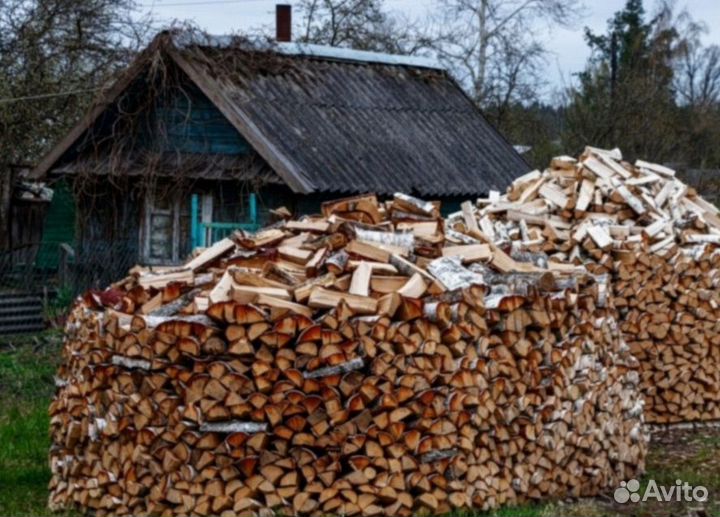 Дрова березовые колотые