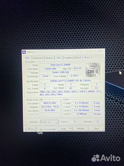 Игровой компьютер I5 10400F RTX 3060 TI